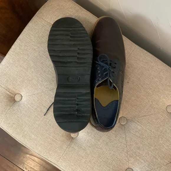 Robert Graham men’s Bethune Box Leather Derby Oxford Dress Shoes 11M - Picture 7 of 9